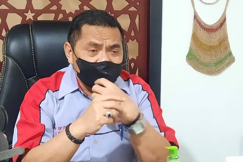 epala Dinas Perdagangan, Perindustrian, Koperasi dan UKM Provinsi Papua Laduani Ladamay