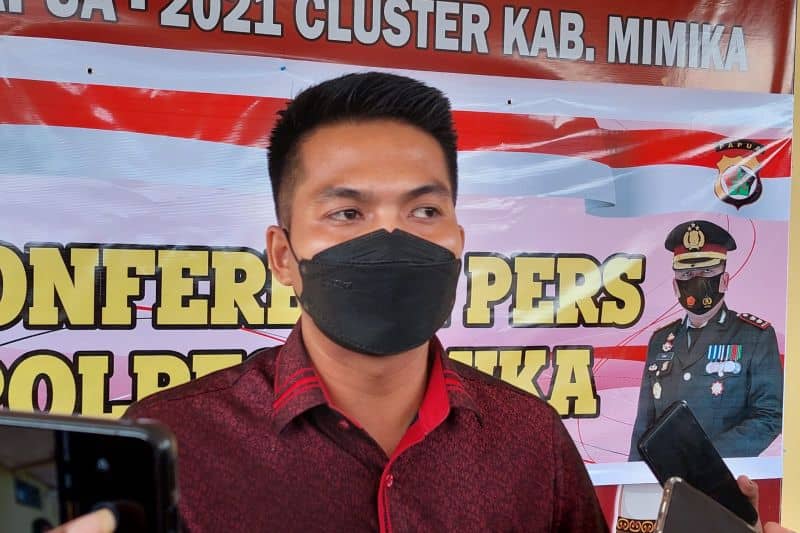 Kasat Reskrim Polres Mimika Iptu Bertu Haridyka Eka Anwar
