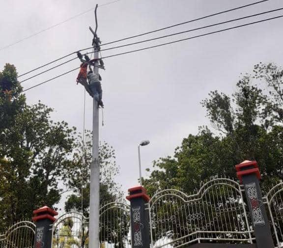 Ilustrasi berita Nasional: Jayapura Dilanda Cuaca Ekstrim, Ribuan Pelanggan PLN Alami Gangguan, Jaringan Tertimpa Pohon Tumbang