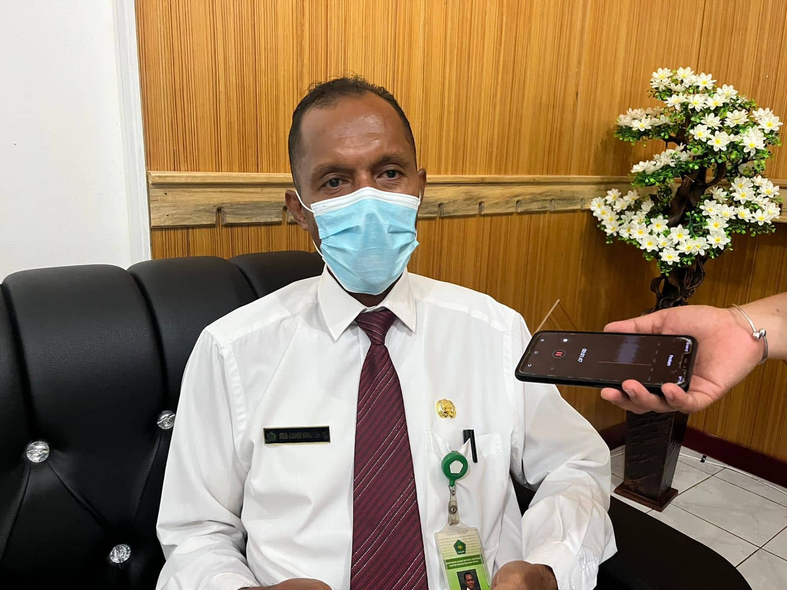 Kementerian Agama Kabupaten Jayapura, Steven Wonmali. Foto : HSB