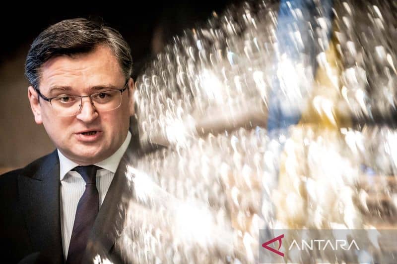Menteri Luar Negeri Ukraine Dmytro Kuleba di Kopenhagen