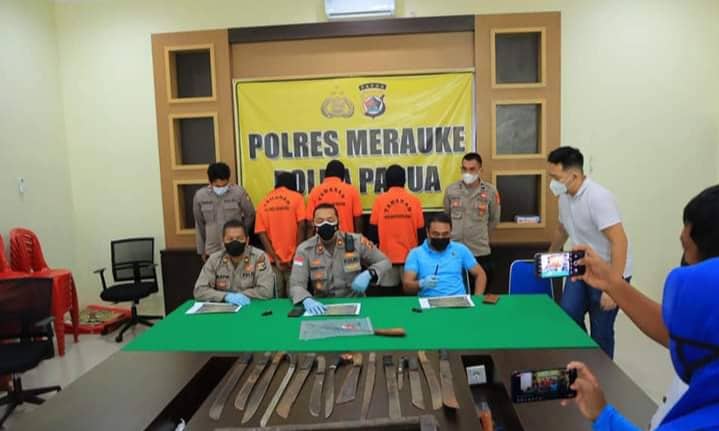 Ilustrasi berita Papua: Polres Merauke Tangkap Pelaku Pengeroyokan di Jalan TMP yang Viral di Media Sosial