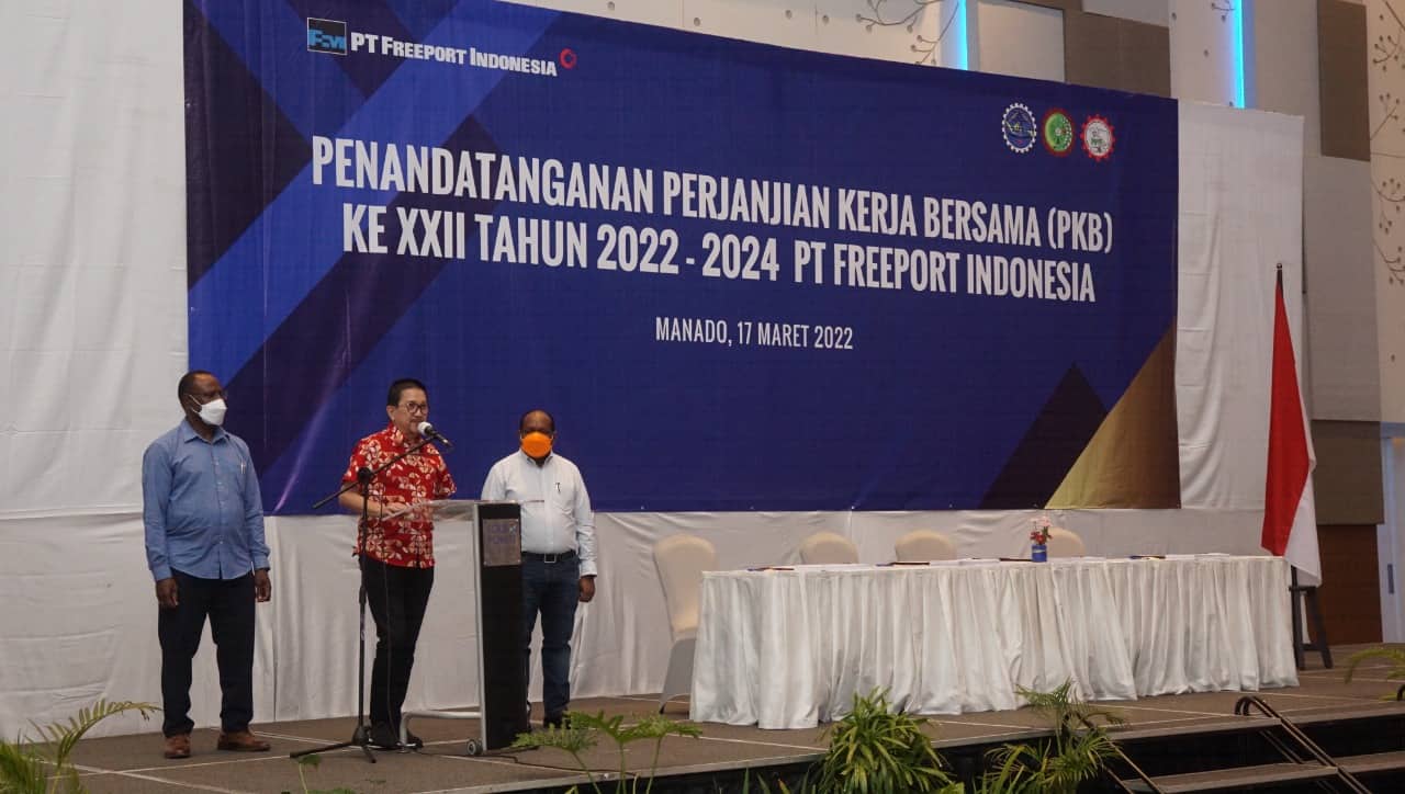 Ilustrasi berita Mimika: PTFI dan Serikat Pekerja/Buruh Sepakati Peningkatan Upah dan Tunjangan Karyawan Melalui PKB 2022-2024