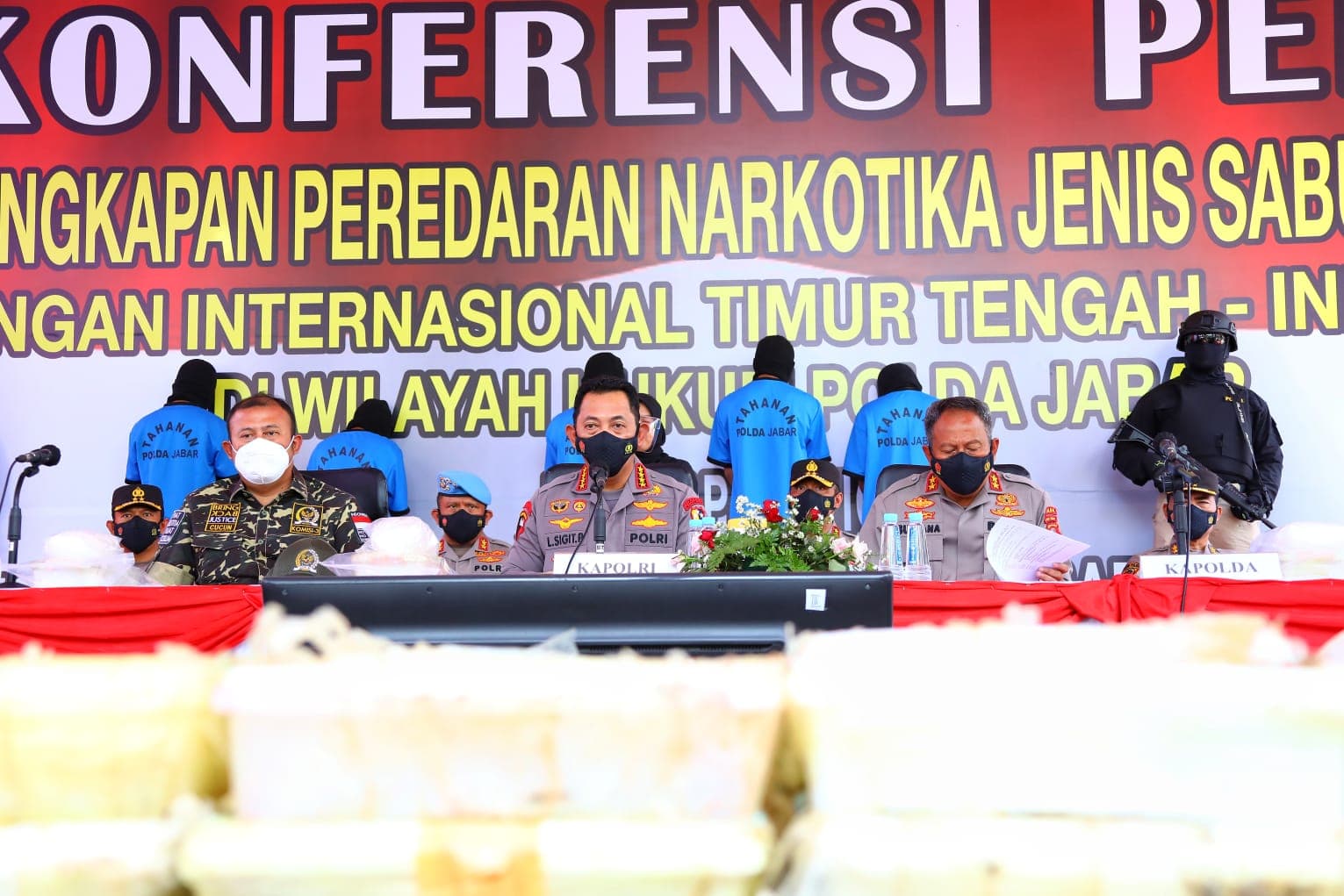 Ilustrasi berita NASIONAL: Ungkap Sabu 1,196 Ton, Kapolri Ingatkan Kapolres Agar Tindak Anggota yang Terlibat Narkoba