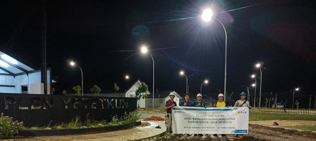 Ilustrasi berita Papua: PLN Alirkan Listrik di Pos Lintas PLBN Yetetkun Boven Digoel