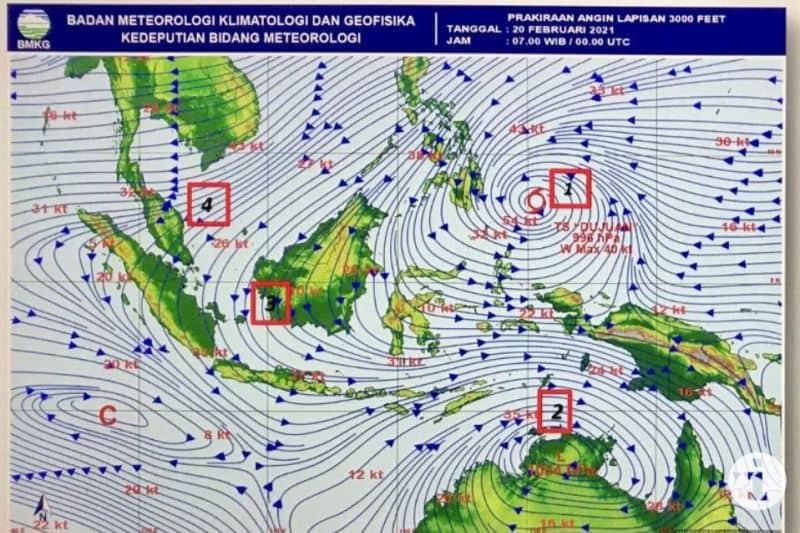 Ilustrasi berita Nasional: BMKG Deteksi Pertumbuhan Awan Hujan di Sejumlah Ibukota Provinsi
