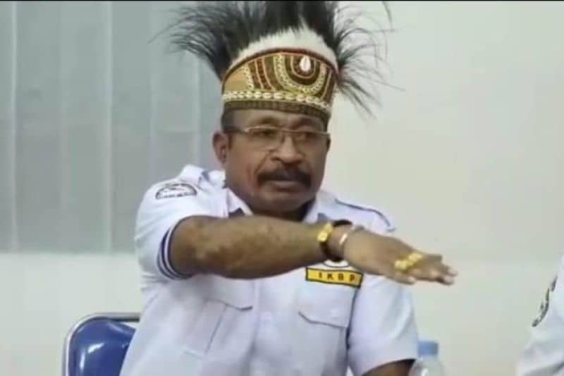 Ketua Umum Ikatan Keluarga Besar Papua (IKBP) Ayub Faidiban