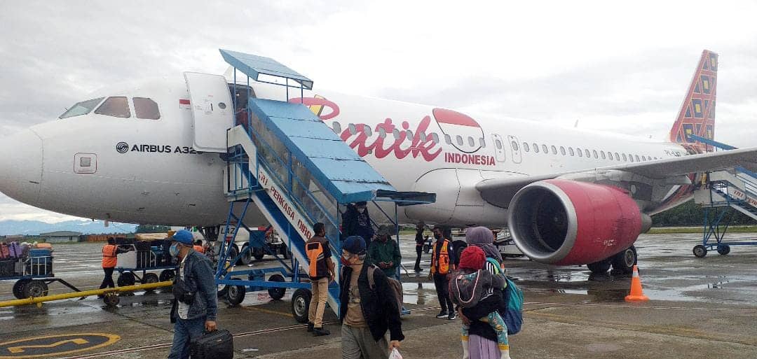 Maskapai penerbangan Batik Air.
