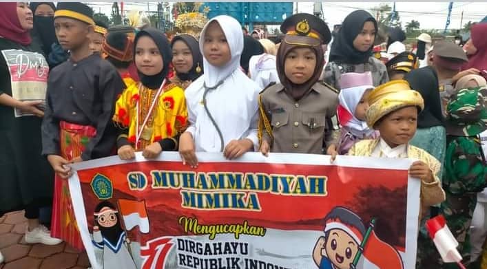 Ilustrasi berita Mimika: Semarakkan HUT RI ke 77, Ribuan Warga Mimika Ikut Pawai Budaya