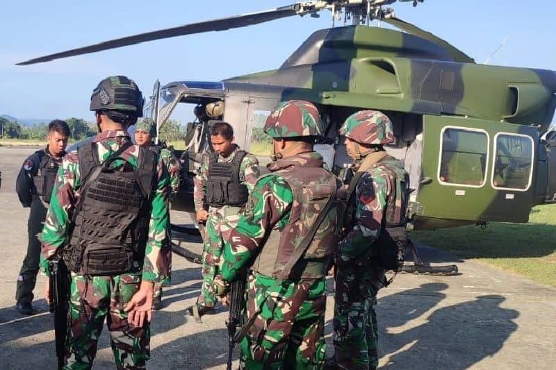Ilustrasi berita Papua: 100 Personel Yonif 756/Wimane Sili Dikerahkan Jaga Perbatasan RI di Pegunungan Bintang