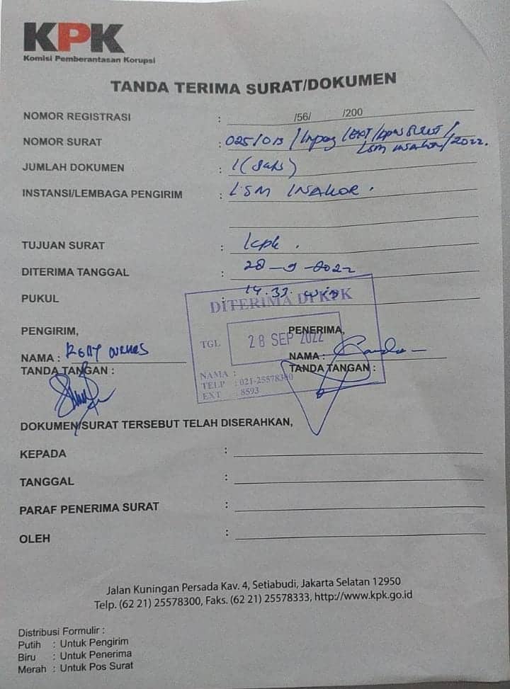 Ilustrasi berita Mimika: KPK Resmi Terima Laporan Dugaan Korupsi Sentra Pendidikan Mimika, Polda Papua Dinilai Lamban