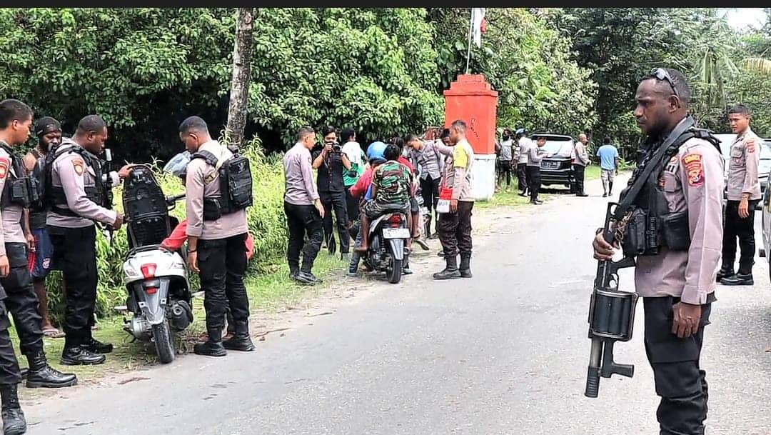 Ilustrasi berita Mimika: Hati-hati! Polisi Gelar Razia di Jalan Masuk Kwamki Narama
