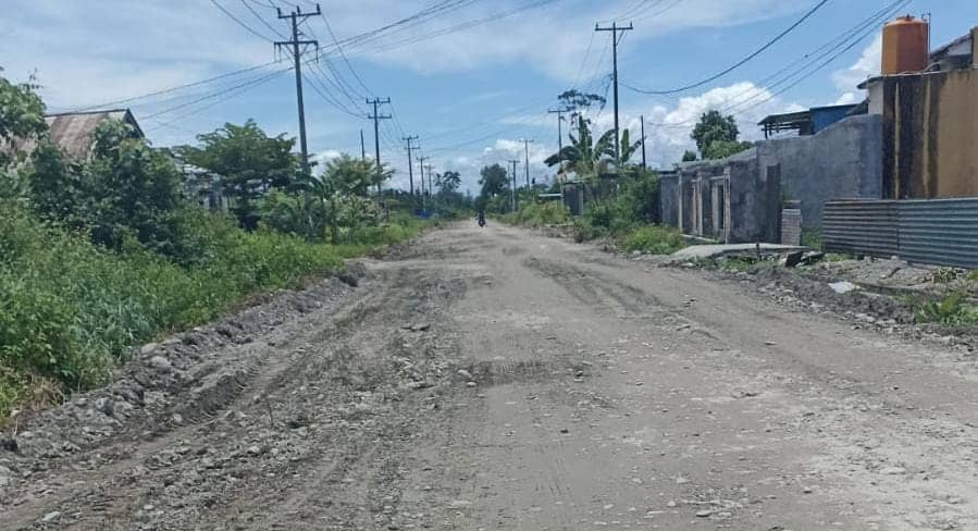 Proyek Jalan Anggrek Sempan yang dihentikan