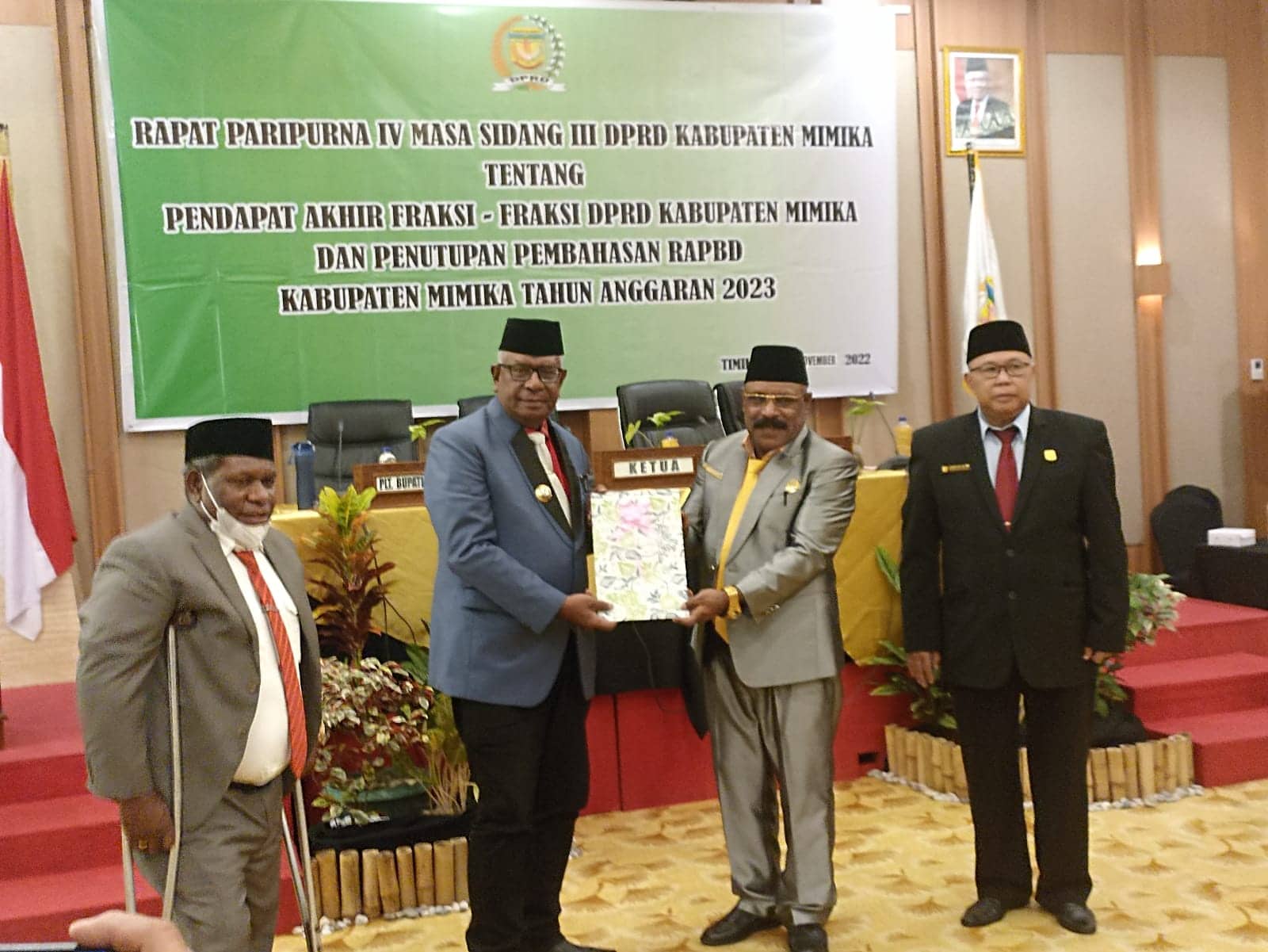 Ilustrasi berita Mimika: DPRD Tetapkan APBD Mimika TA 2023 Sebesar Rp 5,1 Triliun, Plt Bupati JR: Catatan Kritis Dewan akan Jadi Perhatian Eksekutif