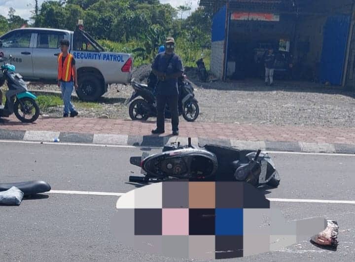 Ilustrasi berita Mimika: Breakingnews: Digilas Truk 10 Roda, Kepala Pengendara Sepeda Motor di Timika Pecah Berhamburan