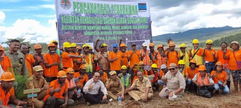 Ilustrasi berita Papua: PT Freeport Indonesia Dukung Rehabilitasi Daerah Aliran Sungai (DAS) Grime, Distrik Kemtuk Kabupaten Jayapura