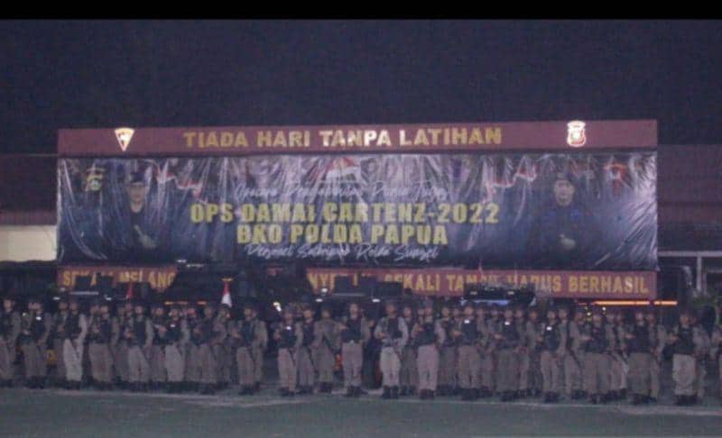 Ilustrasi berita Papua: 105 Personel Brimob Polda Sumsel Kembali dari Papua