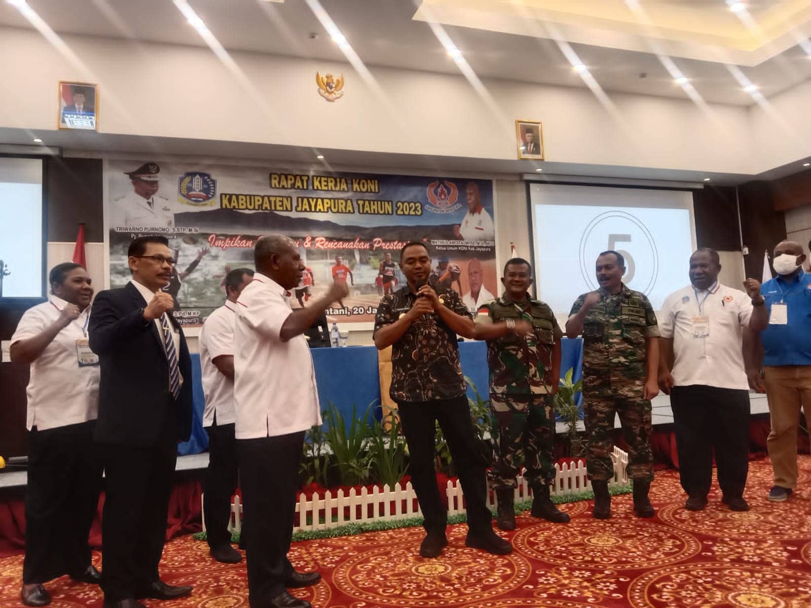 Ilustrasi berita JAYAPURA: Raker KONI Kabupaten Jayapura, Capai Prestasi Olahraga Perlu Peran Semua Pihak Bagi Pembinaan Atlet
