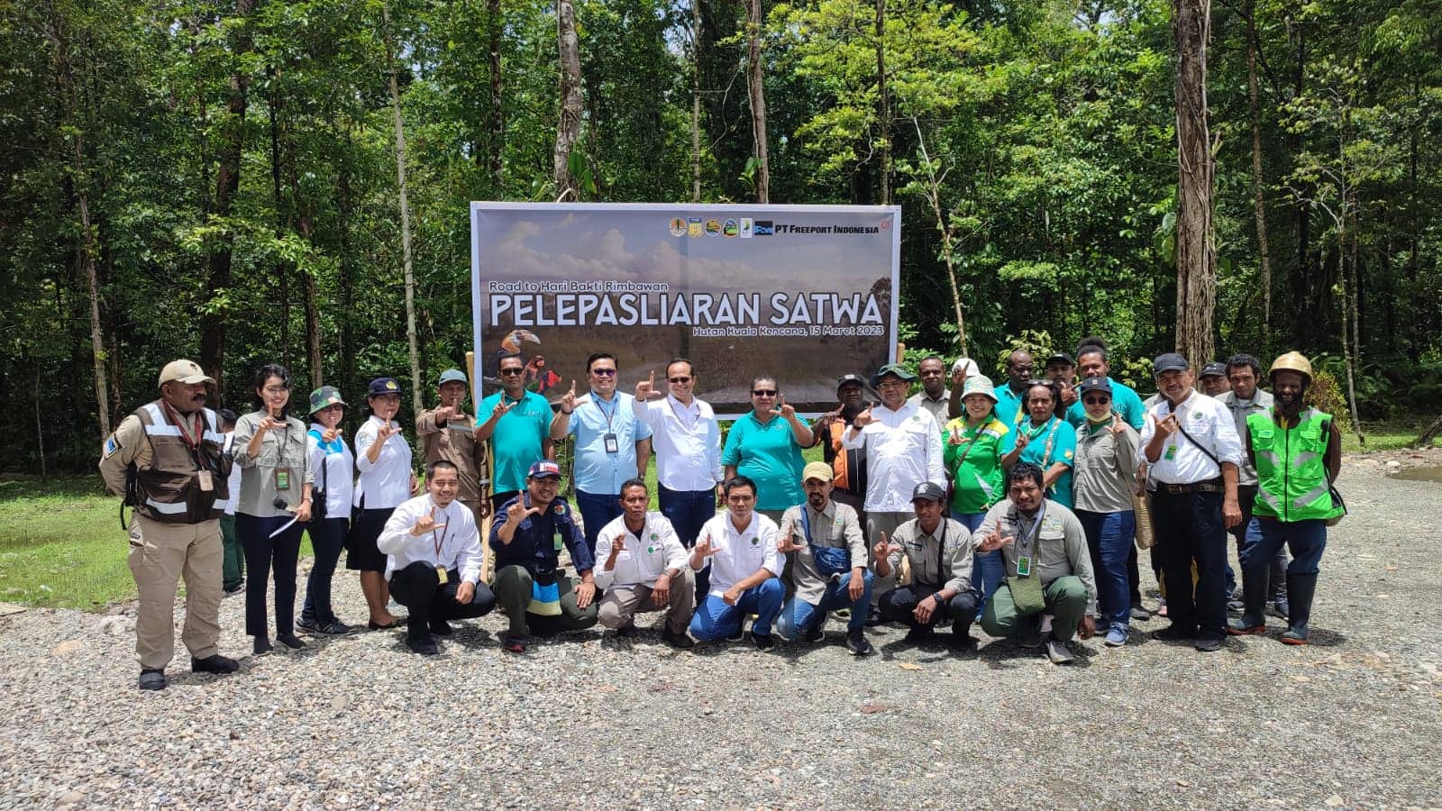 Ilustrasi berita Mimika: Parade Foto Pelepasliaran Satwa Oleh BBKSDA Papua Yang Didukung PT Freeport Indonesia