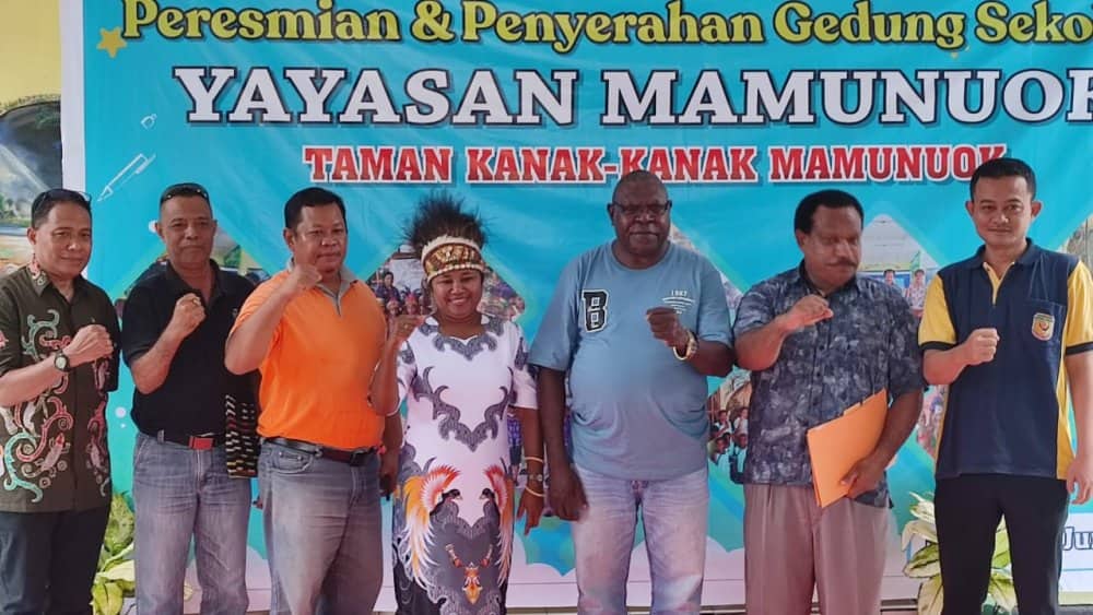 Ilustrasi berita Mimika: Parade Foto : Freeport Serahterimakan Gedung Sekolah TK Mamunuok Untuk Masyarakat SP 12