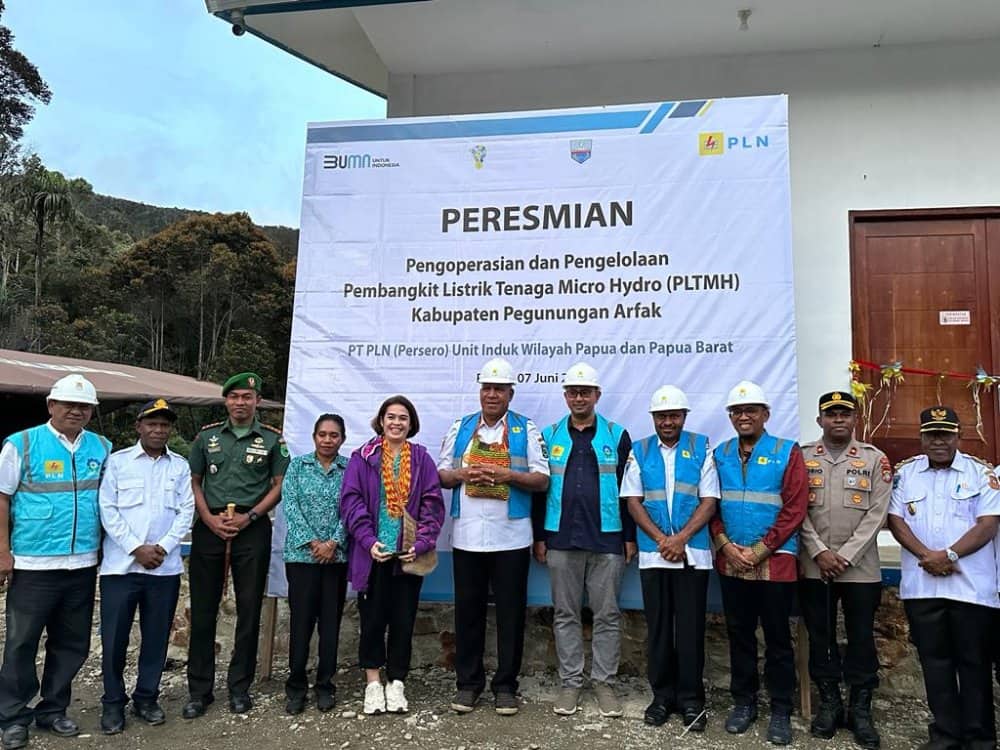 Ilustrasi berita Papua: Dorong Penggunaan Energi Terbarukan, PLN dan Kementerian ESDM Hadirkan PLTMh Anggi di Pegaf