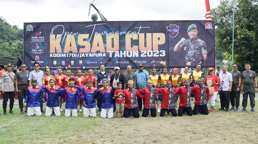 Ilustrasi berita Papua: TNI Gelar Tournament Kasad Cup 2023 Tingkat Kodim 1701/Jayapura, Cari Bibit Atlet Papua