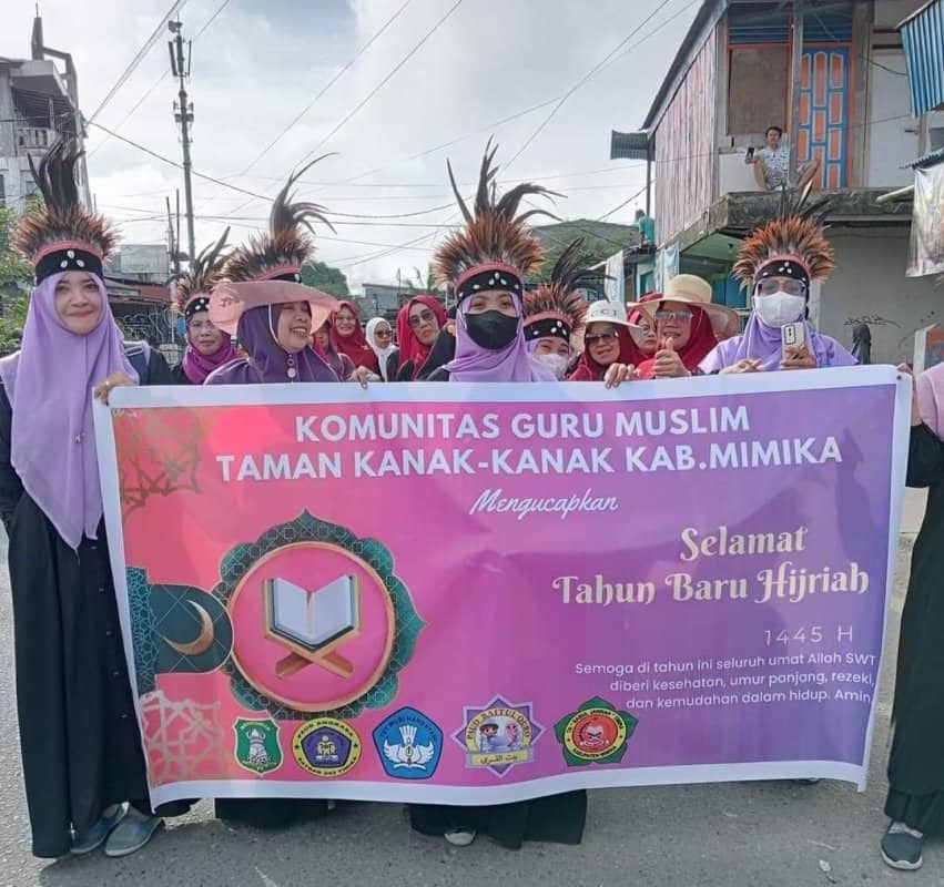 Ilustrasi berita Mimika: Sambut Tahun Baru 1445 Hijriyah, PHBI Kabupaten Mimika Gelar Pawai Taaruf
