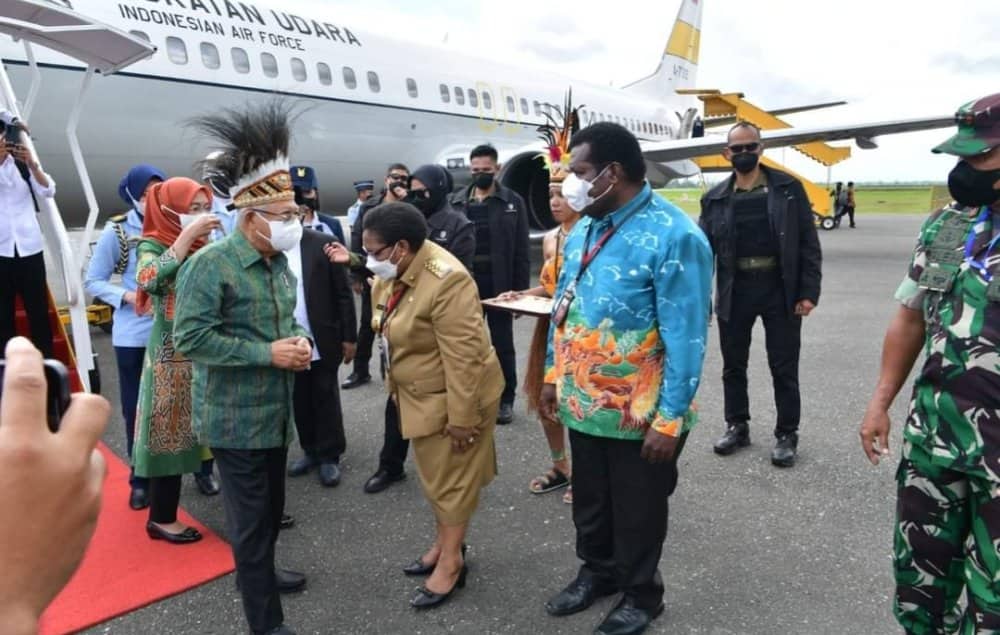 Ilustrasi berita Papua: Untuk Kedua Kalinya, Wapres Ma'ruf Sambangi Tanah Amungsa Bumi Kamoro