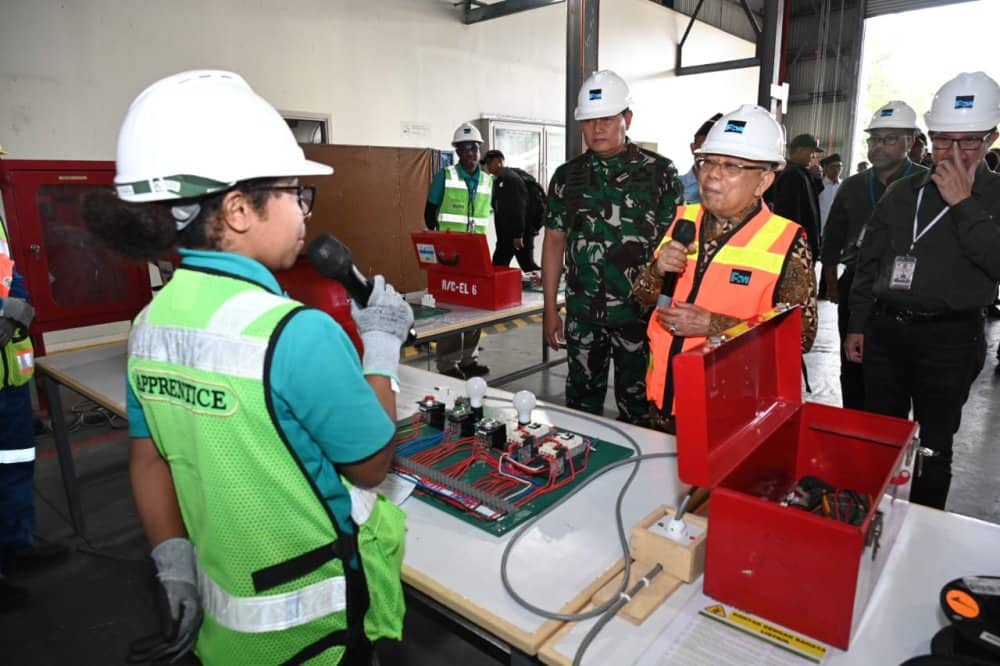 Ilustrasi berita Mimika: Kunjungi Institut Pertambangan Nemangkawi, Wapres Apresiasi Pendidikan Vokasi di Lembaga Milik PTFI Tersebut