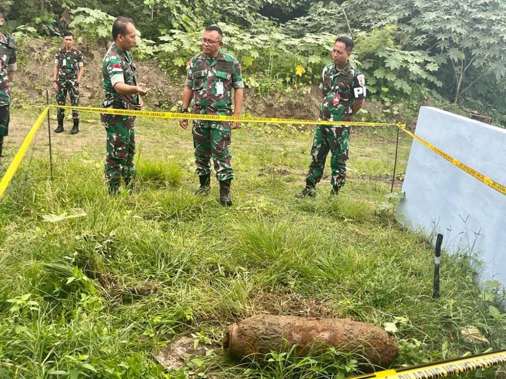 Ilustrasi berita Papua: Bom Udara Peninggalan Perang Dunia Seberat 250 Kilogram Diledakkan di Lanud Silas Papare