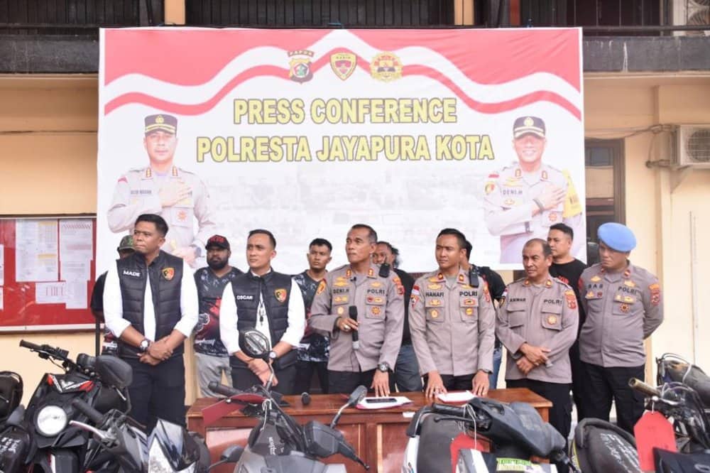Ilustrasi berita JAYAPURA: Polresta Jayapura Ungkap 34 Unit Motor Hasil Curanmor