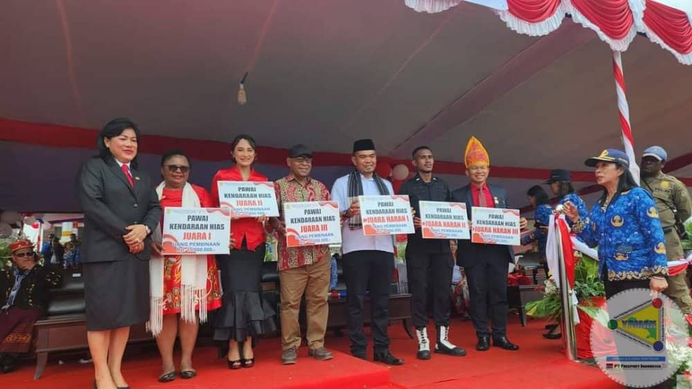 Ilustrasi berita Mimika: Angkat Tema Pendidikan, YPMAK Raih Juara Pertama Lomba Mobil Hias HUT RI ke-78 di Kabupaten Mimika