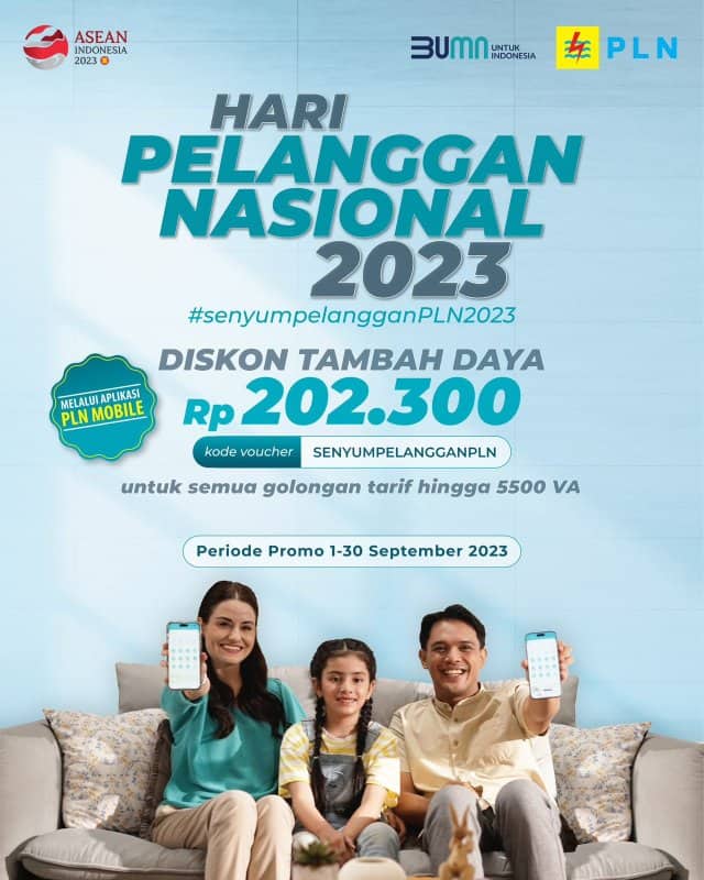 Ilustrasi berita Nasional: Spesial Hari Pelanggan Nasional, PLN Beri Diskon Tambah Daya Hanya Rp202.300