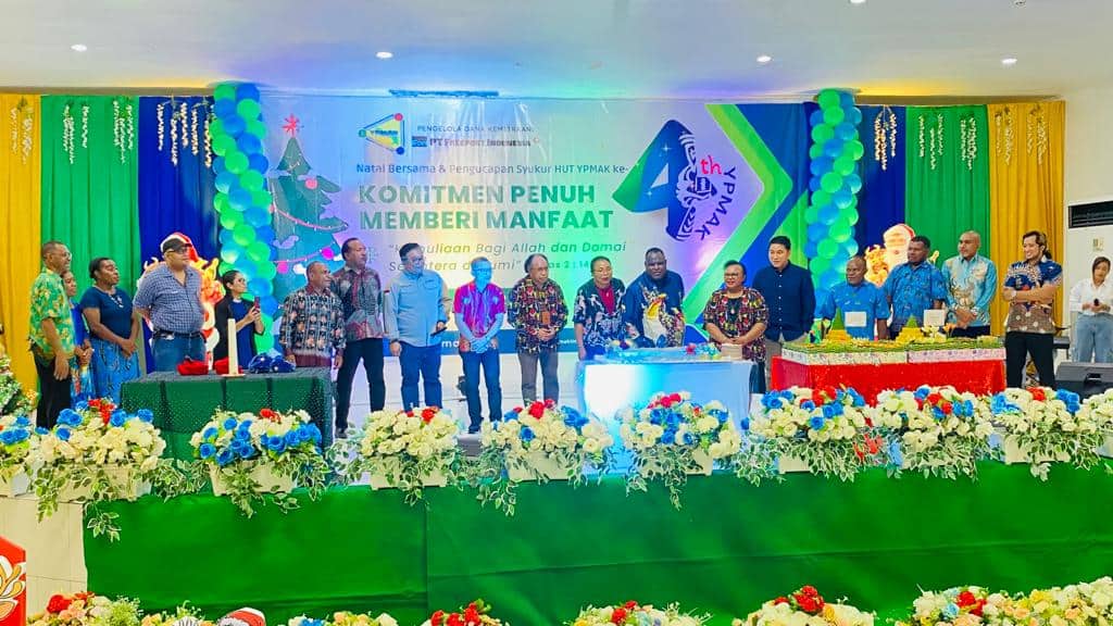 Ilustrasi berita Mimika: Keluarga Besar YPMAK Gelar Syukuran HUT ke-4 dan Perayaan Natal 2023
