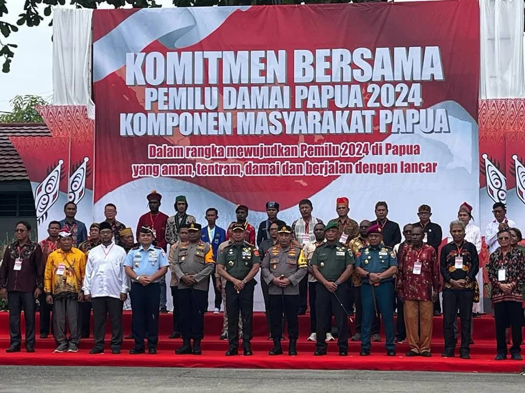 Ilustrasi berita Papua: Panglima dan Kapolri Jamin Pemilu Damai di Papua