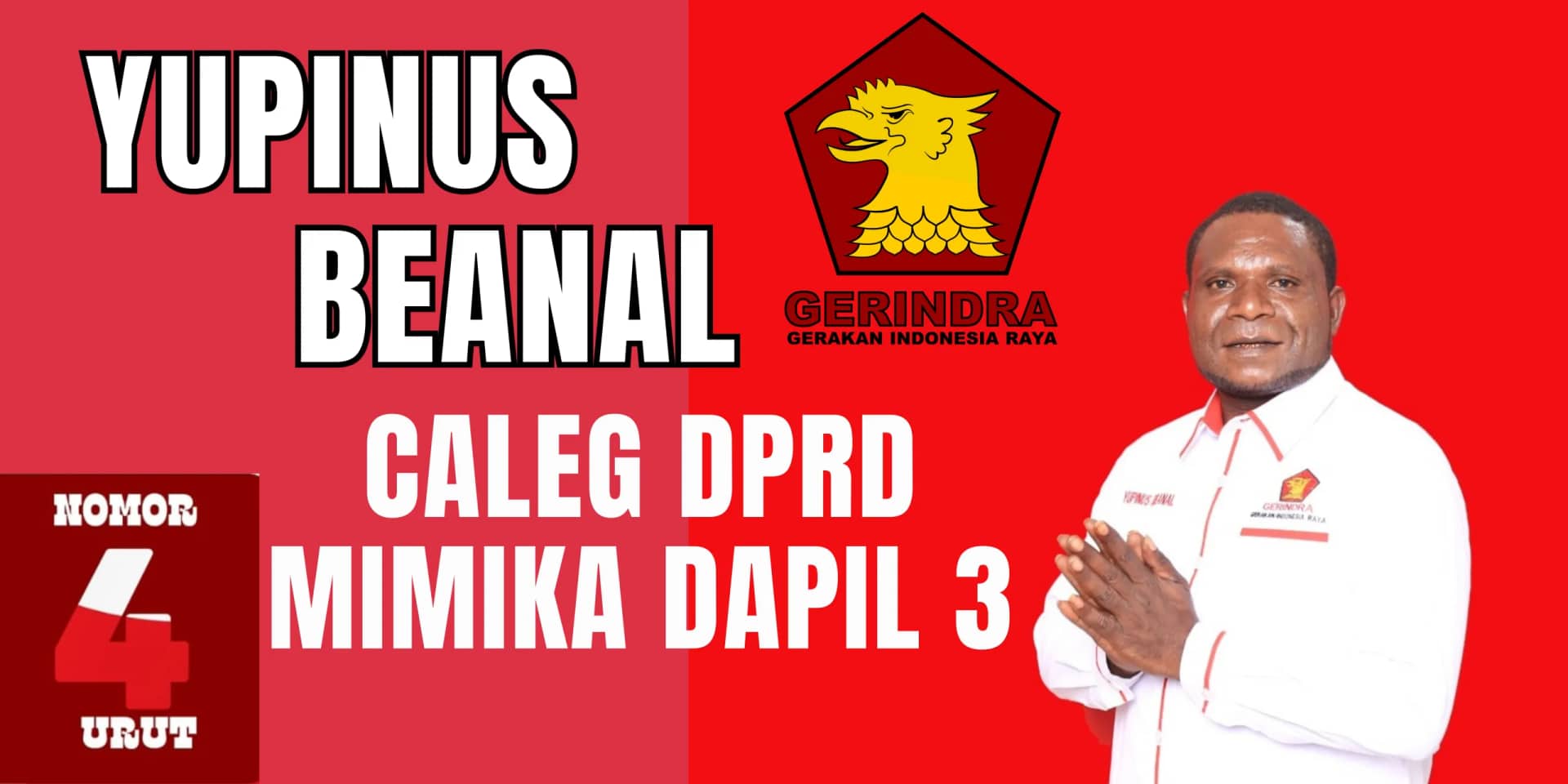 Ilustrasi berita Mimika: Yupinus Beanal: Wiraswasta Berdedikasi, Pemimpin Masa Depan Mimika di Balik No. Urut 3