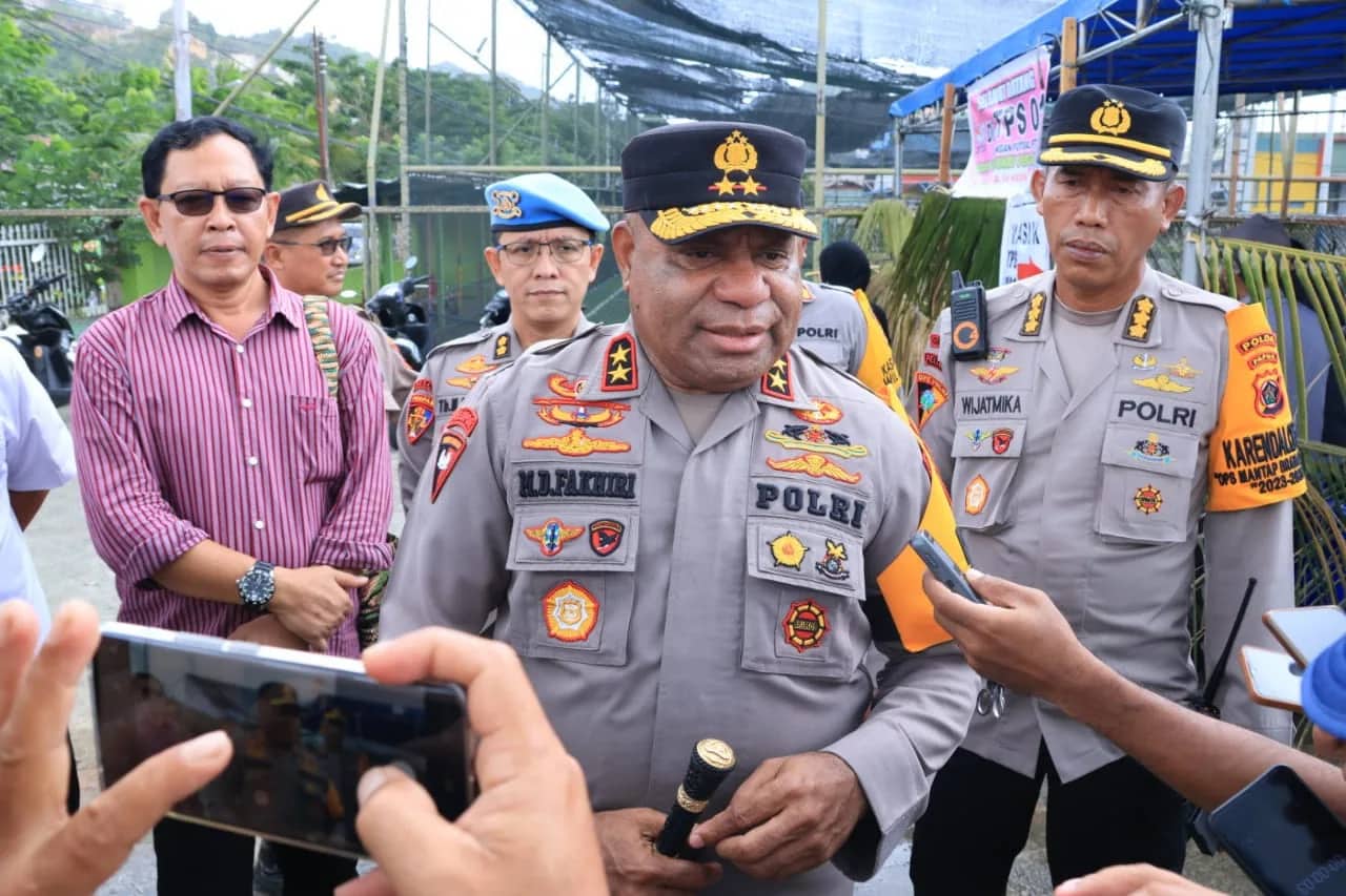 Ilustrasi berita Papua: Kapolda Papua : Sampai Saat Ini Situasi Pencoblosan Aman dan Kondusif