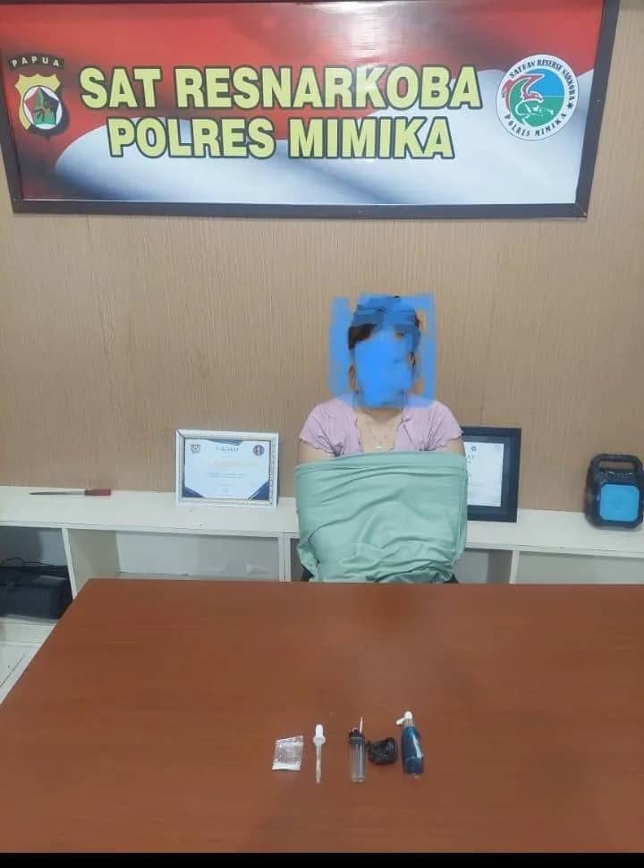 Ilustrasi berita Mimika: Wanita Cantik Warga Jalan Pendidikan Timika Ditangkap Polisi, Ini Kasus yang Menjeratnya
