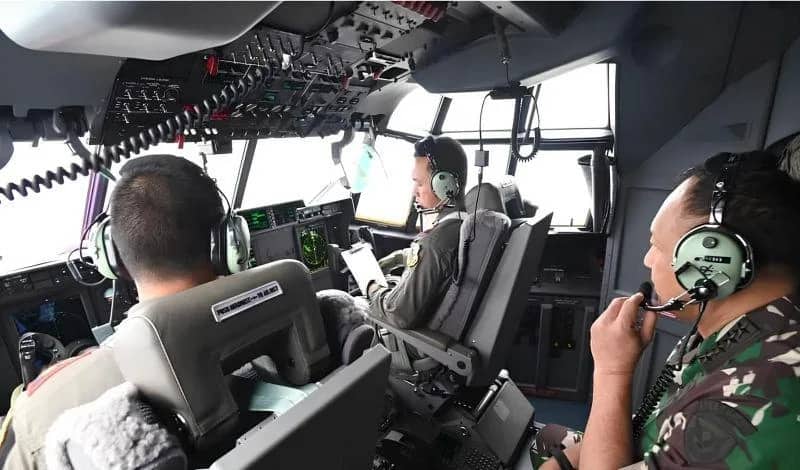 Ilustrasi berita Papua: Misi Pertama, Pesawat C-130J Super Hercules A-1343 Terbang dari Timika Menuju Merauke