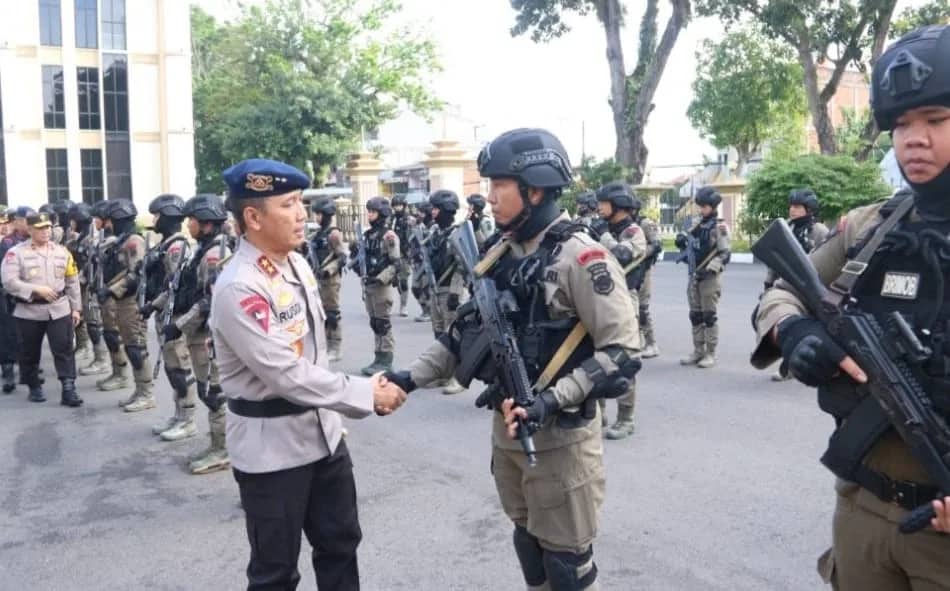 Ilustrasi berita Papua: 100 Personil Brimob Polda Jambi Perkuat Satgas Operasi Amole, Ical : Tindak Tegas OPM