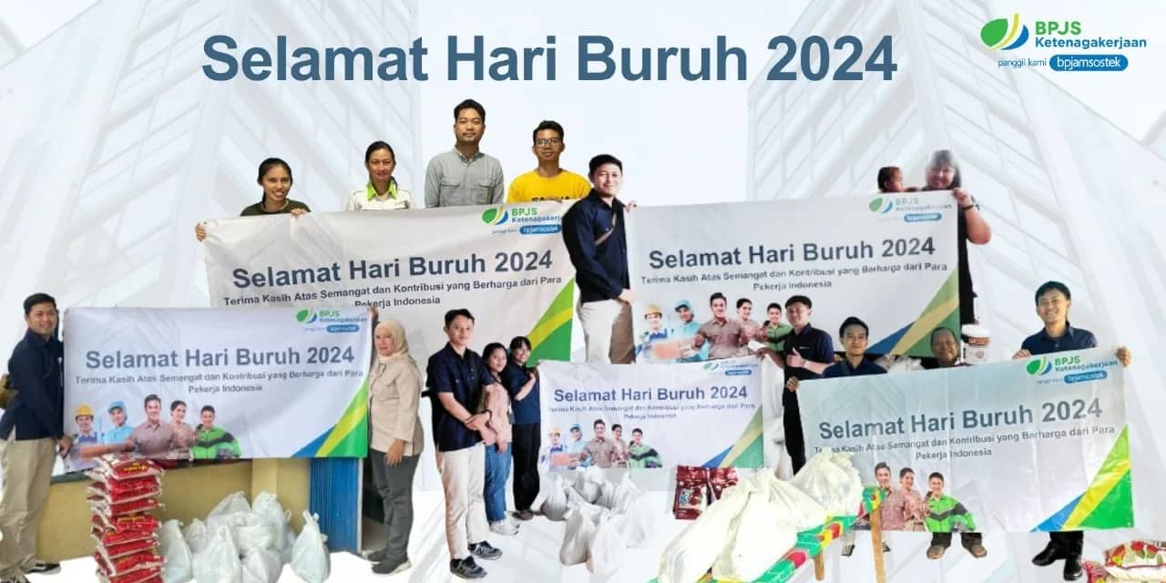 Ilustrasi berita Mimika: Peringati Hari Buruh, BPJS Ketenagakerjaan Mimika Berbagi 75 Paket Sembako