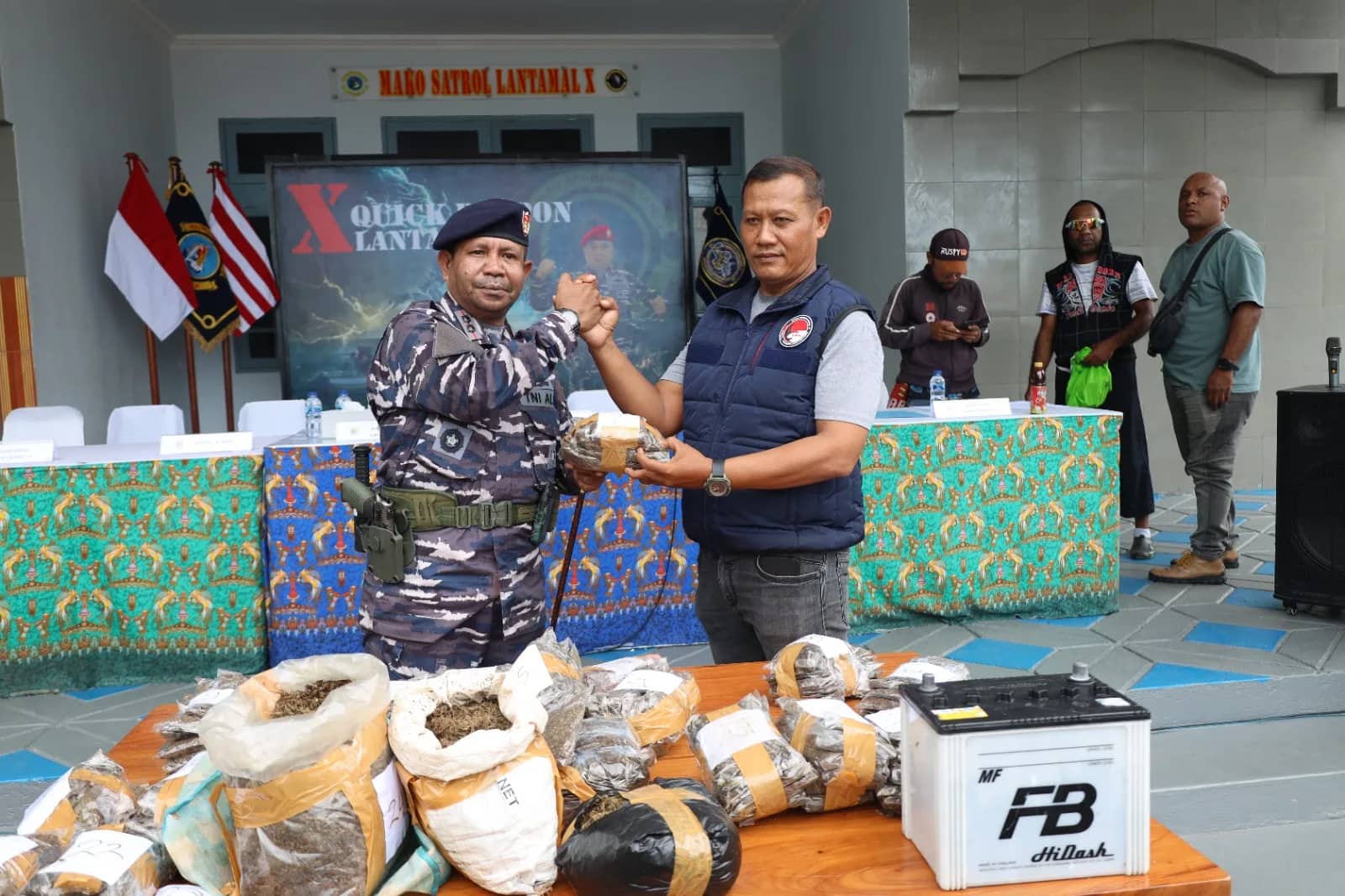 Ilustrasi berita Papua: Lantamal X Jayapura Gagalkan Penyelundupan 13,43 Kilogram Ganja Asal Papua Nugini
