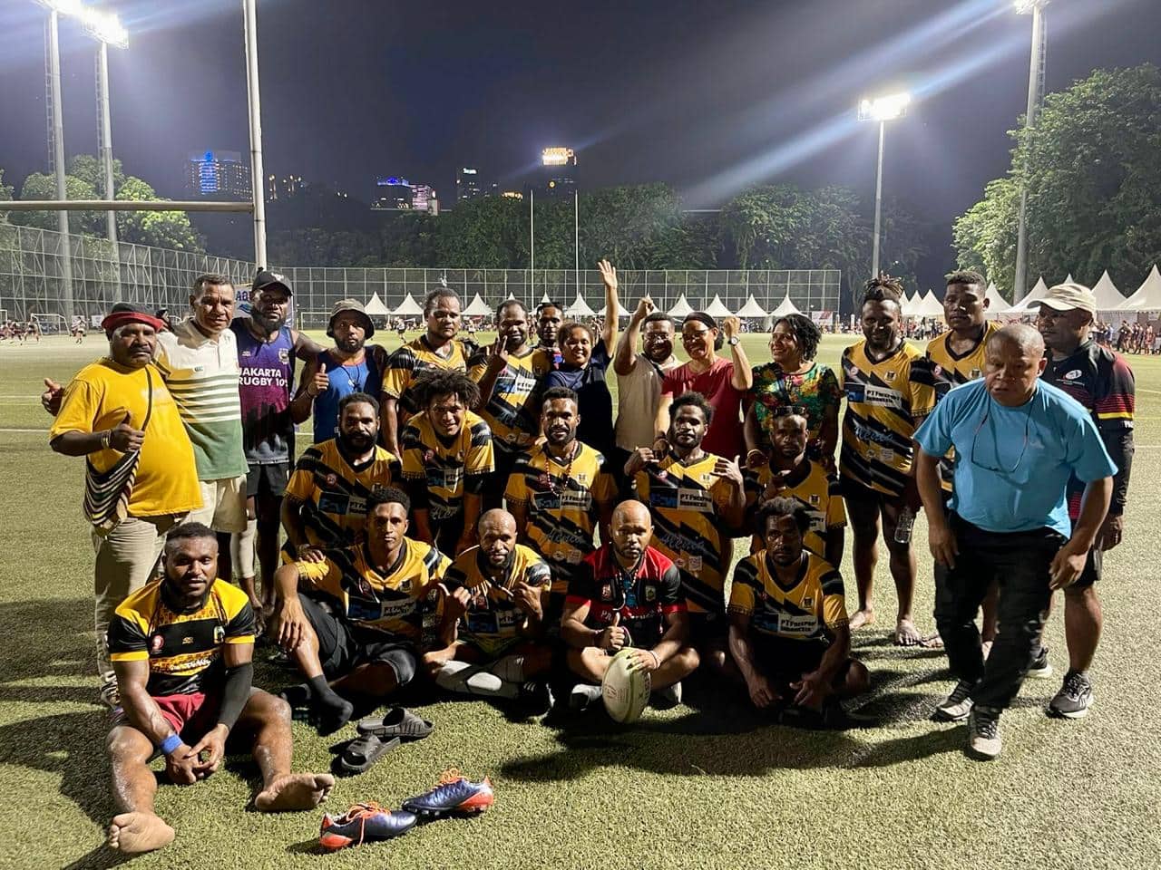 Ilustrasi berita Papua: The Kuskus Rugby Papua Tengah Runner-up Turnament Rugby Jakarta 10’s 2024