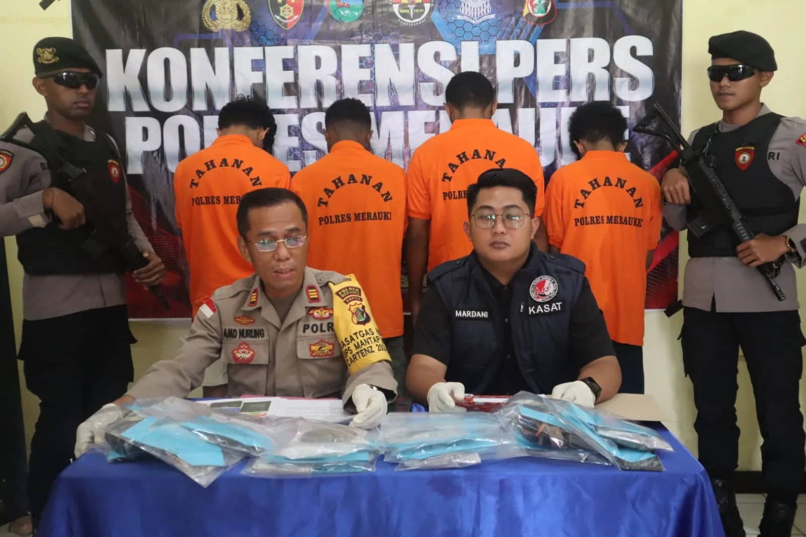 Ilustrasi berita Papua: Polres Merauke Amankan Ganja Seberat 101,86 Gram Dari Empat Tersangka