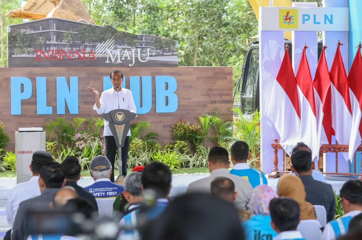Ilustrasi berita Nasional: Presiden Jokowi Tandai Pembangunan PLN Hub, Pusat Ekosistem Transisi Energi dan Layanan Digital di Jantung IKN