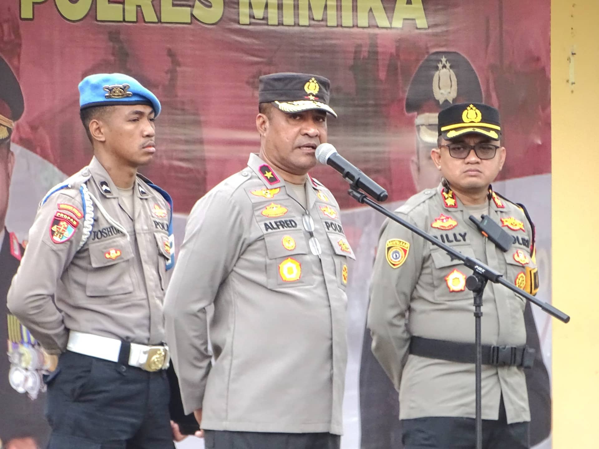 Ilustrasi berita Mimika: Ini yang Ditekankan Kapolda Papua Tengah Saat Cek Kesiapan Anggota Polri Jelang Sidang Putusan Sengketa Pilkada Mimika di MK