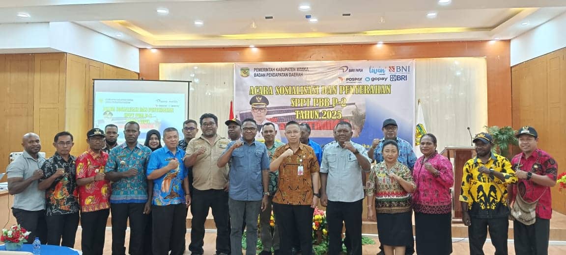 Ilustrasi berita Mimika: Bapenda Gelar Sosialisasi dan Penyerahan SPPT PBB P2 Tahun 2025