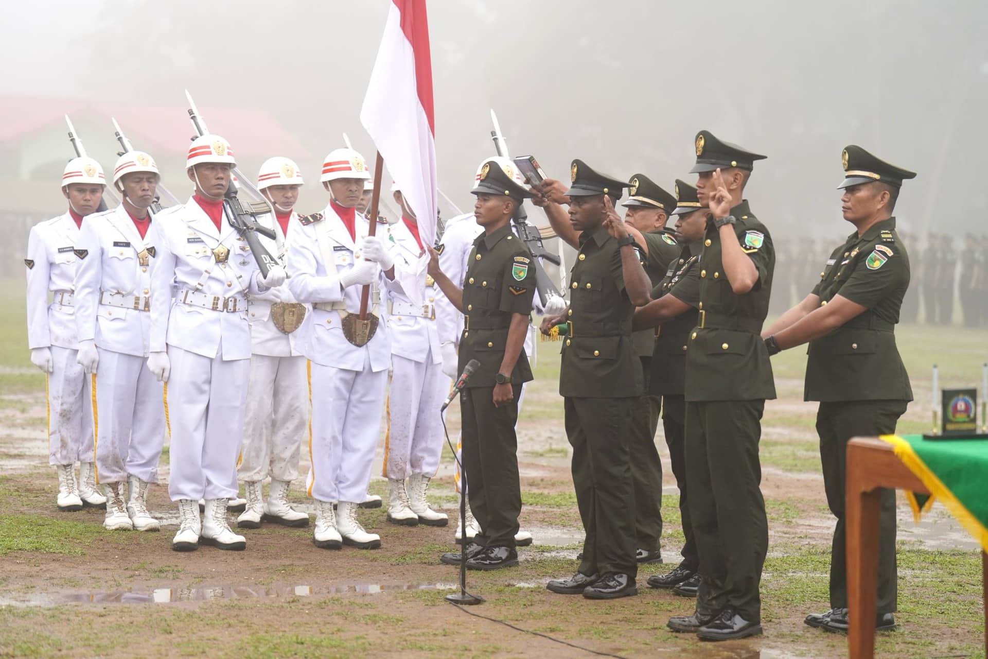 Ilustrasi berita JAYAPURA: Sebanyak 216 Bintara TNI AD Dilantik oleh Pangdam XVII/Cenderawasih