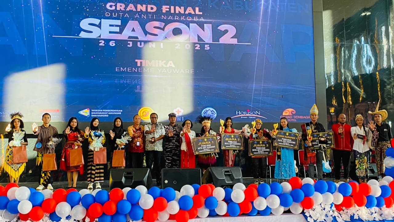 Ilustrasi berita LENSA FOTO: Galeri foto Grand Final Pemilihan Duta Anti Narkoba Seasons II Yang Digelar LAN Mimika