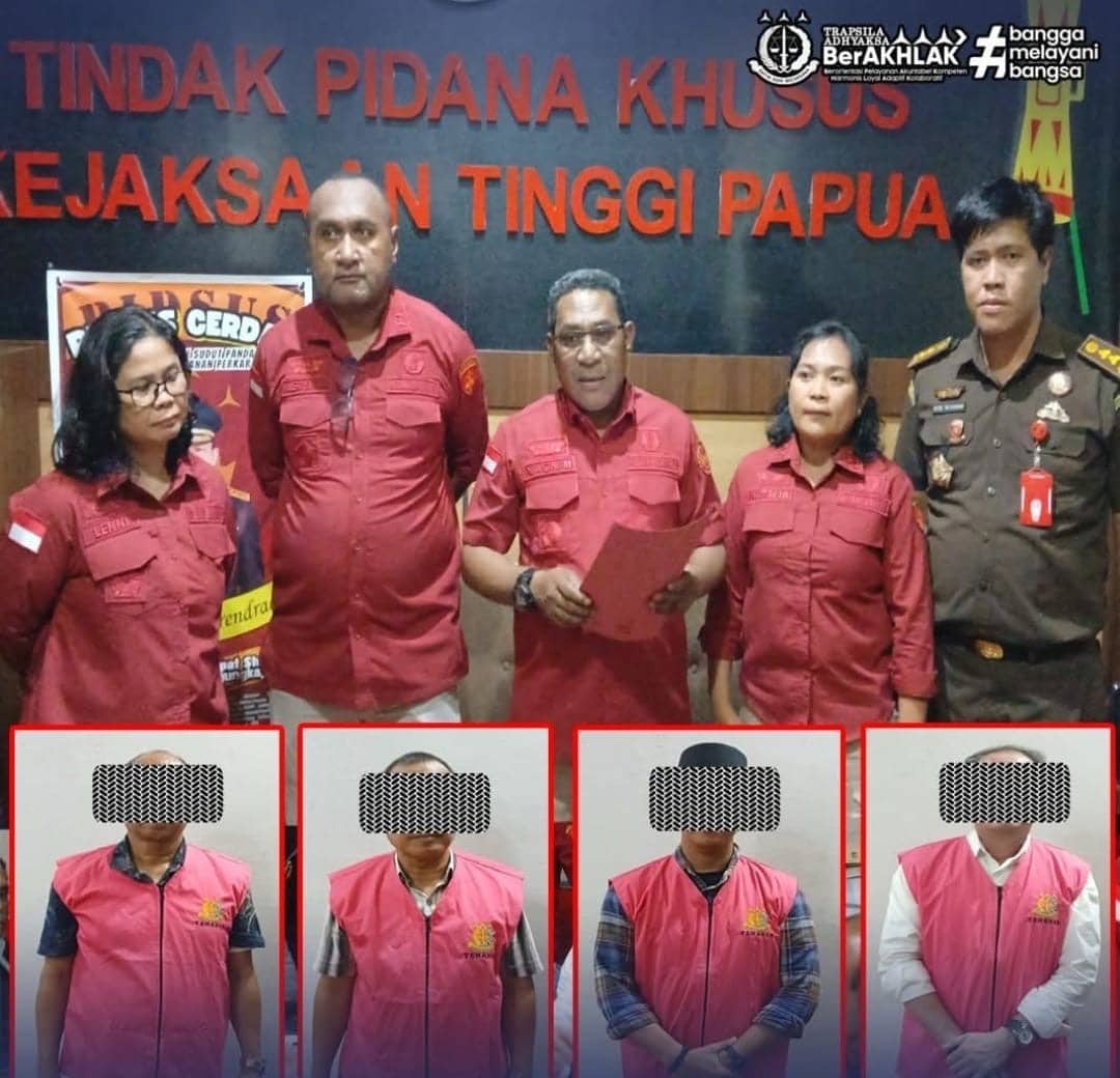 Ilustrasi berita Mimika: Empat Tersangka Korupsi Proyek Aerosport Mimika Ditahan, Dituduh Rugikan Negara Rp 31 Miliar